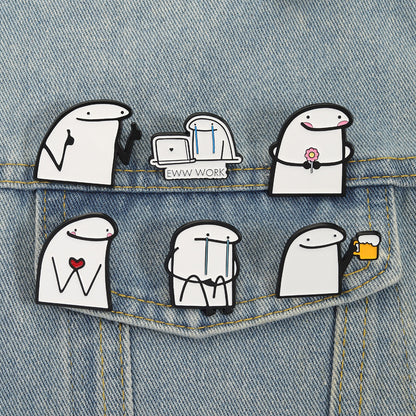New Arrival Cute Personalized Stick Brooch
