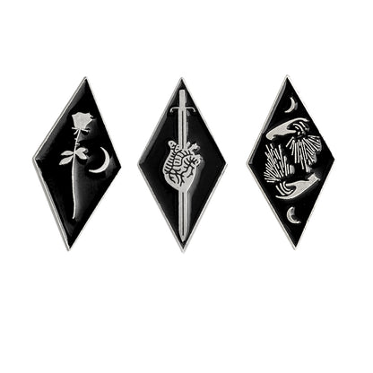 Sword Heart Brooch/Pin — Vintage Style