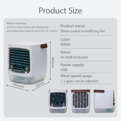 Mini Household Desk Air Conditioner Little Fan USB Charging Cold Fan