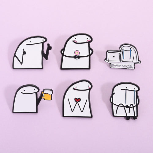 New Arrival Cute Personalized Stick Brooch