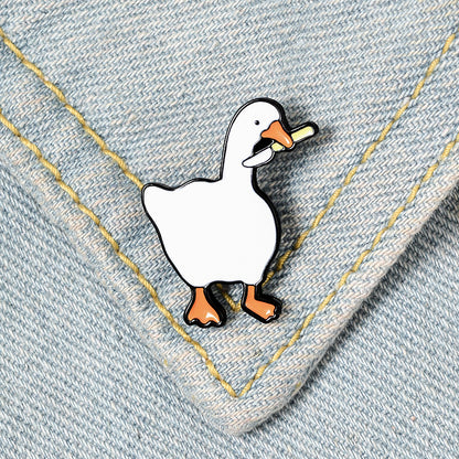 Quirky Big Goose Brooch/Pins