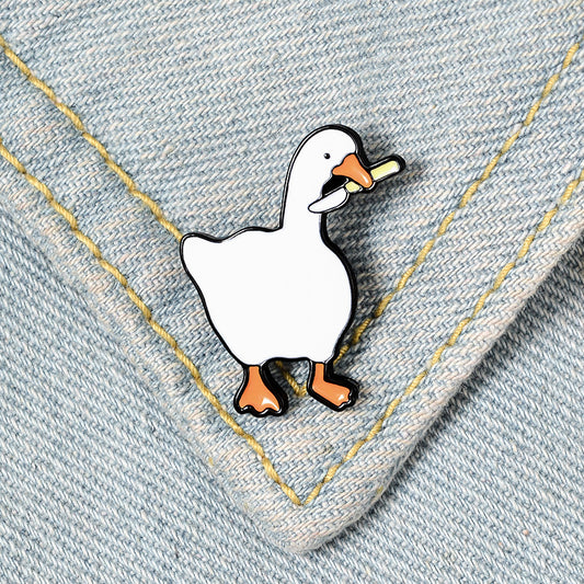 Quirky Big Goose Brooch/Pins